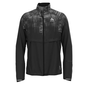 Odlo Zeroweight Pro Warm Reflective Hardloopjack Zwart/Wit Heren