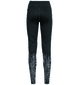 Odlo Zeroweight Warm Reflective Hardloopbroek Lang Zwart/Wit Dames