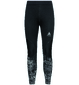 Odlo Zeroweight Warm Reflective Hardloopbroek Lang Zwart/Wit Heren