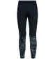 Odlo Zeroweight Warm Reflective Hardloopbroek Lang Zwart/Wit Heren