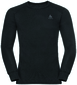 Odlo Active Warm Eco Crew Neck Ondershirt Lange Mouwen Zwart Heren