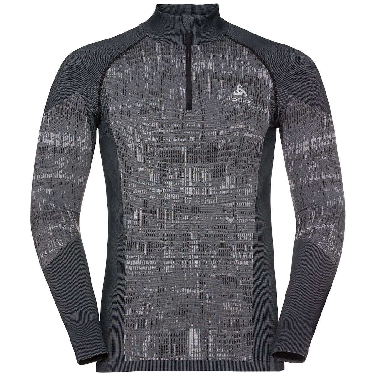 Odlo Blackcomb Turtle Neck Ondershirt Lange Mouwen Zwart Heren