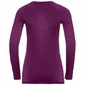 Odlo Performance Warm Eco Crew Neck Ondershirt Lange Mouwen Paars Dames