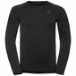 Odlo Performance Warm Eco Crew Neck Ondershirt Lange Mouwen Zwart Heren