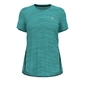 Odlo Zeroweight Engineered Hardloopshirt Korte Mouwen Groen Dames