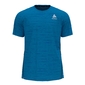 Odlo Zeroweight Engineered Hardloopshirt Korte Mouwen Blauw Heren