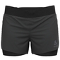 Odlo Zeroweight 3 Inch 2-in-1 Hardloopbroek Kort Grijs/Zwart Dames