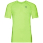 Odlo Essential Seamless Hardloopshirt Crew Neck Korte Mouwen Groen Heren