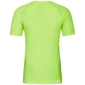 Odlo Essential Seamless Hardloopshirt Crew Neck Korte Mouwen Groen Heren
