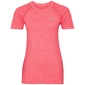 Odlo Essential Seamless Hardloopshirt Crew Neck Korte Mouwen Roze Dames
