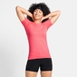 Odlo Essential Seamless Hardloopshirt Crew Neck Korte Mouwen Roze Dames