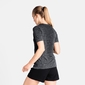 ODLO Essential Seamless Crew Neck Hardloopshirt Korte Mouwen Grijs  Dames — afbeelding 4