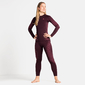 Odlo Performance Warm Eco Onderbroek Lang Donkerrood Dames