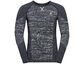 Odlo Blackcomb Eco BL Crew Neck Thermoshirt Lange Mouwen Zwart/Grijs Heren