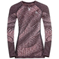 Odlo Blackcomb Eco BL Crew Neck Thermoshirt Lange Mouwen Donkerrood Dames