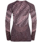 Odlo Blackcomb Eco BL Crew Neck Thermoshirt Lange Mouwen Donkerrood Dames