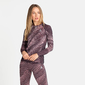 Odlo Blackcomb Eco BL Crew Neck Thermoshirt Lange Mouwen Donkerrood Dames