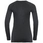 Odlo Performance Warm Eco Crew Neck Thermoshirt Lange Mouwen Zwart