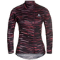 Odlo Zeroweight Ceramiwarm Fietsshirt Lange Mouwen Donkerrood Dames
