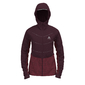Odlo Run Easy S-Thermic Hardloopjack Donkerrood Dames