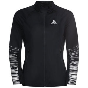 Odlo Zeroweight Pro Warm Reflect Hardloopjack Zwart Dames