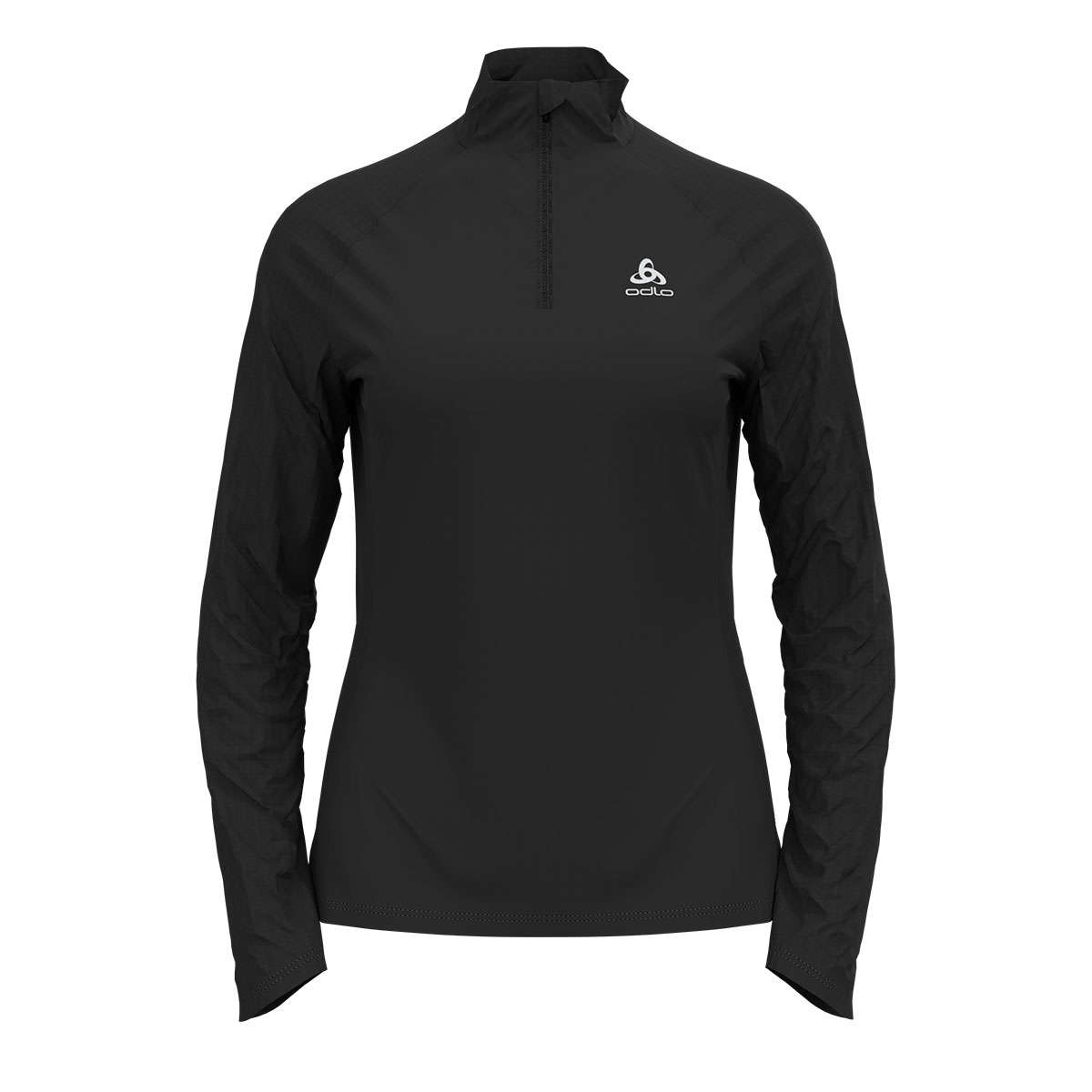 Odlo Essential Ceramiwarm Midlayer Hardloopshirt Lange Mouwen Zwart Dames