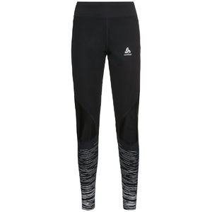 Odlo Zeroweight Warm Reflective Hardloopbroek Lang Zwart Dames