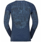 Odlo Blackcomb Crew Neck Ondershirt Lange Mouwen Blauw Heren