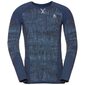 Odlo Blackcomb Crew Neck Ondershirt Lange Mouwen Blauw Heren
