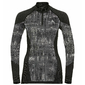 Odlo Blackcomb Turtle Neck Ondershirt Lange Mouwen Zwart Dames