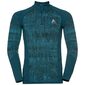Odlo Blackcomb Turtle Neck Ondershirt Lange Mouwen Groenblauw Heren