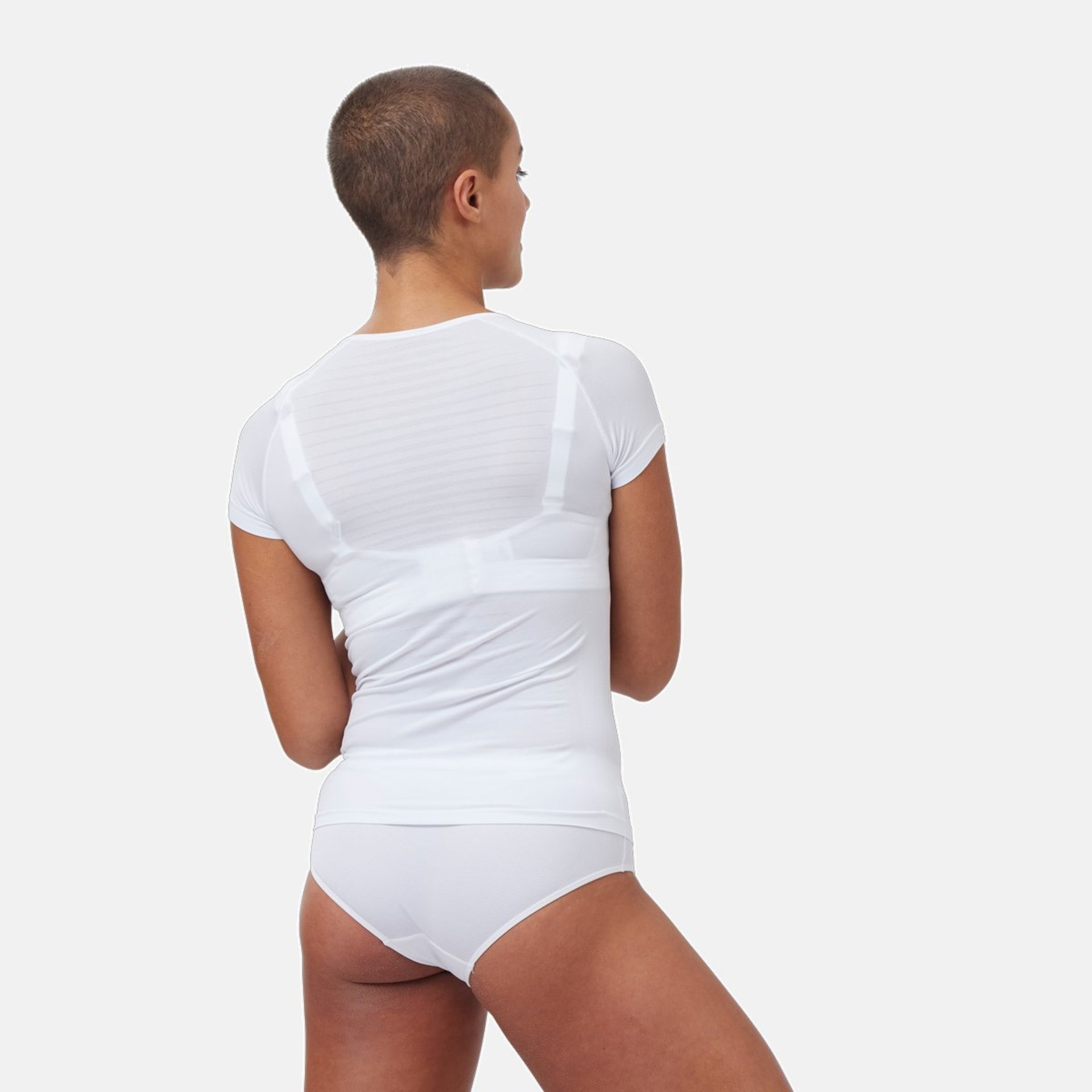 Odlo Performance X-Light Eco Ondershirt Korte Mouwen Wit Dames