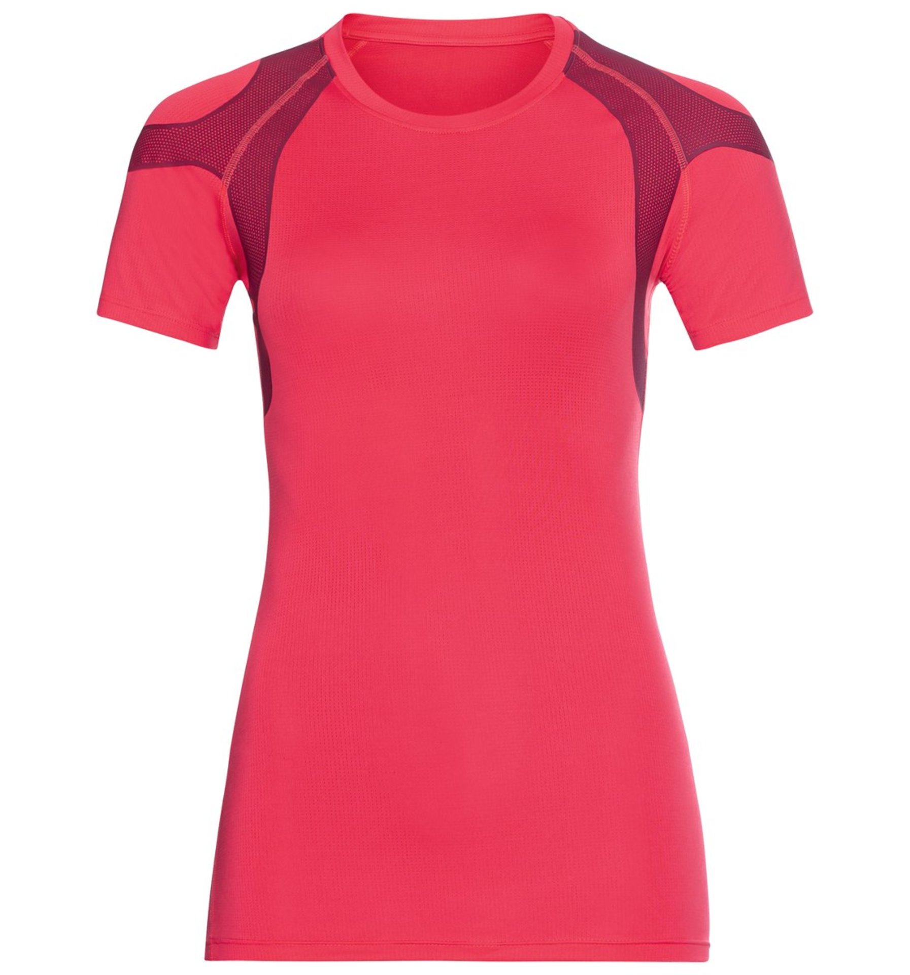 Odlo Active Spine 2.0 Crew Neck Ondershirt Korte Mouwen Roze/Paars Dames