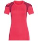Odlo Active Spine 2.0 Crew Neck Ondershirt Korte Mouwen Roze/Paars Dames