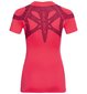 Odlo Active Spine 2.0 Crew Neck Ondershirt Korte Mouwen Roze/Paars Dames