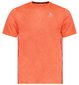 Odlo Zeroweight Engineered Chill-Tec Hardloopshirt Korte Mouwen Oranje Here