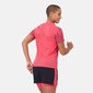 Odlo Essential Print Graphic Hardloopshirt Korte Mouwen Roze/Paars Dames