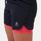 Odlo Axalp Trail 2-in-1 Hardloopbroek Kort Zwart/Roze Dames