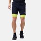 Odlo Axalp Trail 2-in-1 Hardloopbroek Kort Zwart/Fluo Geel Heren