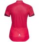 Odlo Essential Full Zip Fietsshirt Korte Mouwen Roze/Paars Dames