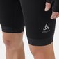 Odlo Zeroweight Fietsbroek Kort Met Bretels Zwart/Wit Heren
