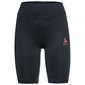 Odlo Essential Tights Hardloopbroek Kort Zwart/Roze Dames
