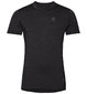 Odlo Merino 130 Bl Ondershirt Korte Mouwen Crew Neck Zwart Heren