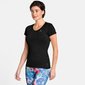 Odlo Merino 130 Bl Ondershirt Korte Mouwen Crew Neck Zwart Dames