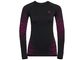 Odlo Performance Warm Eco Crew Neck Thermoshirt Lange Mouwen Zwart/Roze Dam