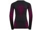 Odlo Performance Warm Eco Crew Neck Thermoshirt Lange Mouwen Zwart/Roze Dam