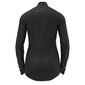 Odlo Zeroweight Ceramiwarm 1/2 Zip Hardloopshirt Lange Mouwen Zwart Dames