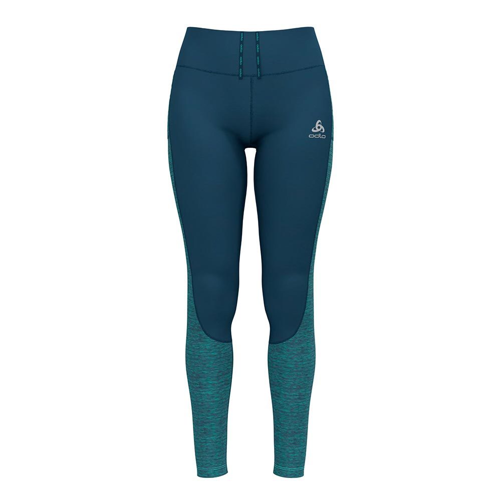 Odlo Run Easy Warm Hardloopbroek Lang Blauw Dames