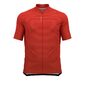 Odlo Essential Full Zip Fietsshirt Korte Mouwen Rood Heren