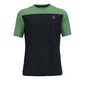 Odlo X-Alp Linencool MTB Fietsshirt Korte Mouwen Zwart/Groen Heren
